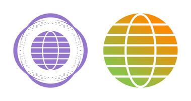 wereldbol vector pictogram