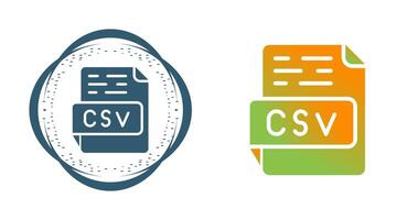 csv vector icoon