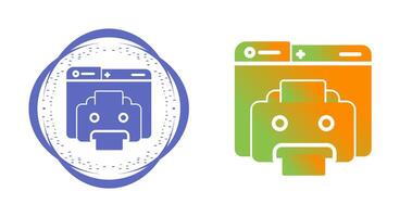 printer vector pictogram