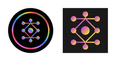 netwerk analyse vector icoon