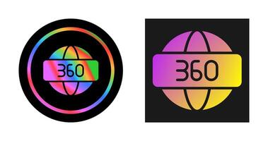 360 graden vector icoon