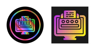 printer vector pictogram