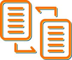 document distributie vector icoon