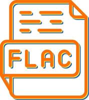 flac vector icoon