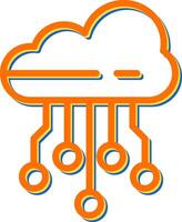 cloud computing vector icon