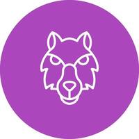 wolf vector pictogram