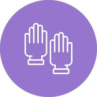 rubber handschoenen vector icoon