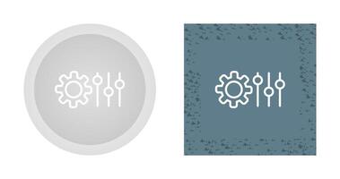 instellingen vector pictogram