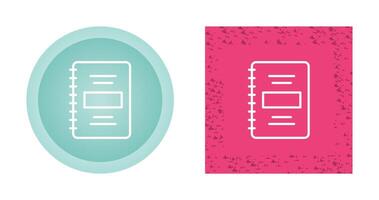 notebook vector pictogram