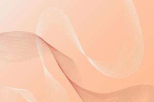 roze achtergrond versierd met golvend lijnen, creëren een visueel dynamisch samenstelling vector