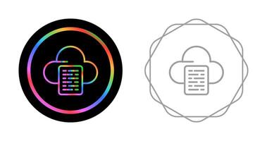 wolk vector pictogram