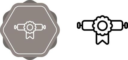 certificaat vector pictogram