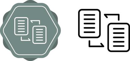 document distributie vector icoon