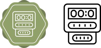 elektrisch meter vector icoon