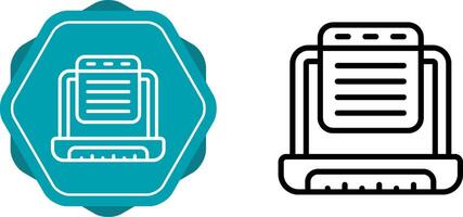 laptop vector pictogram