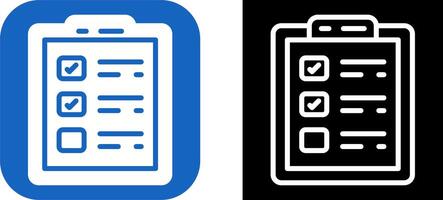 controlelijst vector pictogram