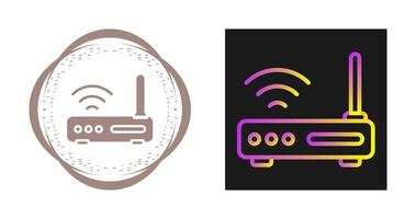 Wifi router vector icoon