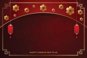 decoratief Chinese nieuw jaar traditioneel banier ontwerp vector