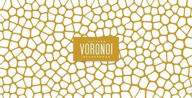 klassiek voronoi patroon structuur achtergrond vector