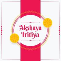 gelukkig akshaya tritiya festival achtergrond vector