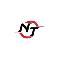 nt eerste esport of gaming team inspirerend concept ideeën vector