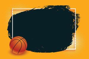 3d basketbal kampioenschap sportief achtergrond met tekst ruimte vector