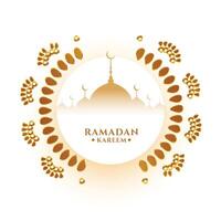 Ramadan kareem decoratief groet ontwerp vector