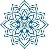 mandala. ronde ornament patroon. henna- tatoeëren mandala. mehndi stijl. vector