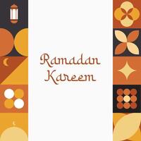 Ramadan kareem, islamitisch groet kaart sjabloon met Ramadan voor behang ontwerp, affiche, media spandoek. vector