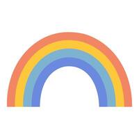 een boho regenboog kleurrijk illustratie vector vrij