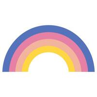een boho regenboog kleurrijk illustratie vector vrij