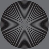 gemakkelijk abstract zwart kleur cirkel mengsel halftone patroon Aan grijs achtergrond vector