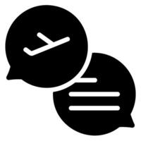 communicatie glyph-pictogram vector
