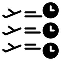 glyph-pictogram plannen vector