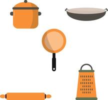 verzameling van keuken huishoudelijke apparaten. in divers vormen en ontwerp. geïsoleerd vector illustratie