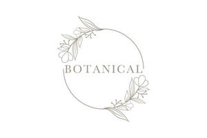 botanisch element ontwerp met schoonheid bloem concept vector