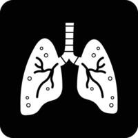 ademhalings icoon voor ziekenhuizen of medisch gebruik vector