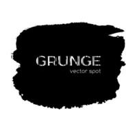 grunge zwart plek. getextureerde vector achtergrond