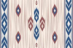 ikat naadloos patroon abstract achtergrond voor textiel ontwerp. kan worden gebruikt in kleding stof ontwerp voor kleren, inpakken, tapijt vector