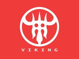 viking logo ontwerp icoon symbool vector illustratie.