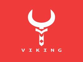 viking logo ontwerp sjabloon vector