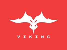 viking logo ontwerp sjabloon vector