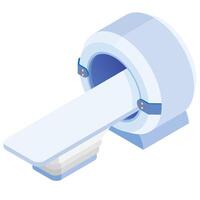 isometrische laatste mri machine illustratie vector