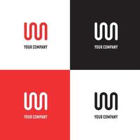 bedrijf logo minimalisme monogram vector