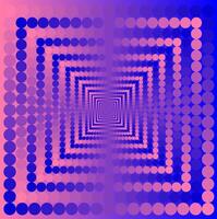 helder feestelijk abstract achtergrond versierd met roze en blauw cirkels vector