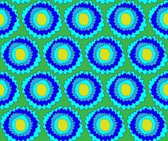 origineel abstract naadloos patroon Aan een blauw achtergrond vector