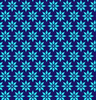 naadloos structuur in de het formulier van een bloemen abstract monochromatisch patroon Aan een blauw achtergrond vector