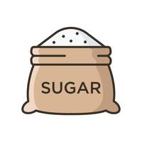 suiker icoon vector ontwerp sjabloon in wit achtergrond