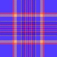 plaid controleren patroon. naadloos kleding stof textuur. Schotse ruit textiel afdrukken. vector