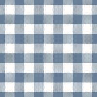 blanco plaid vector textiel, besnoeiing uit controleren structuur achtergrond. vezelig patroon Schotse ruit kleding stof naadloos in wit en cyaan kleuren.